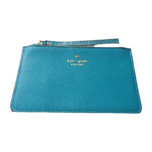 Kate Spade New York Blue Slim Top Zip Wristlet